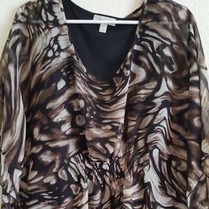 Silk hanky style top